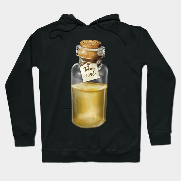 Bottle of Tokay Hoodie by drawnexplore